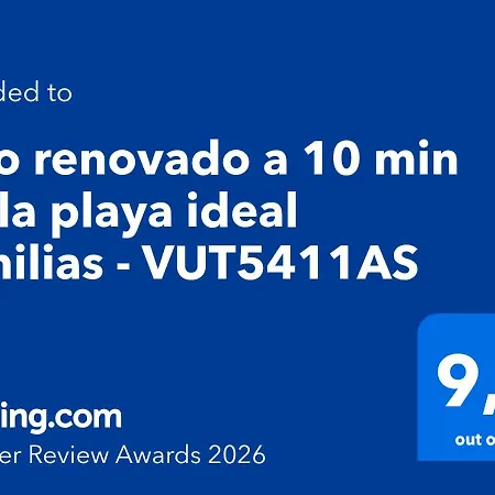 Piso Renovado A 10 Min De La Playa Ideal Familias - Vut5411as * 希洪